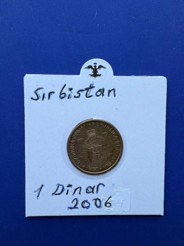 SIRBİSTAN 1 DİNAR 2006 (KAPAMALI)