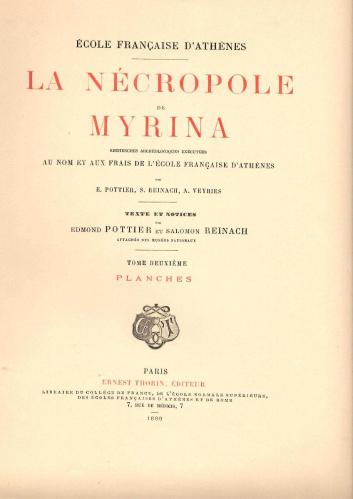 La Nécropole de Myrina (Terrakota figürinler kısmı)