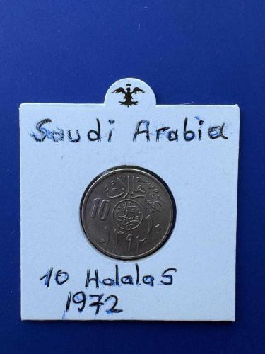 SUUDİ ARABİSTAN 10 HALALAS 1972 (KAPAMALI)