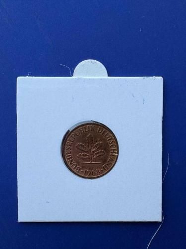 ALMANYA 2 PFENNIG 1968-G (KAPAMALI)