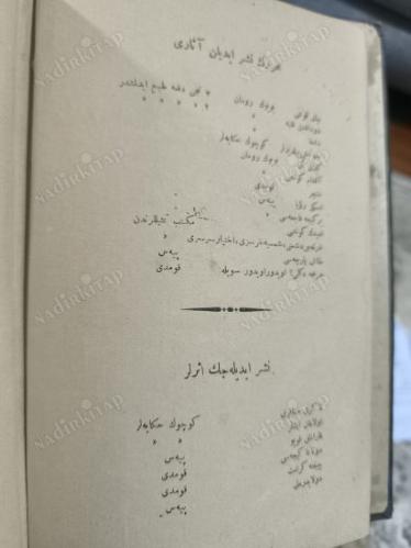 AKŞAM GÜNEŞİ ( OSMANLICA)