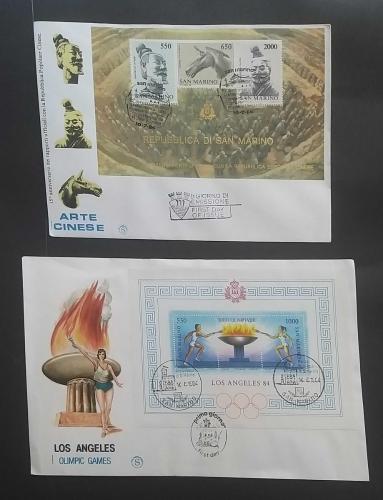 San Marino 1970-1987 6 Adet FDC ZARF
