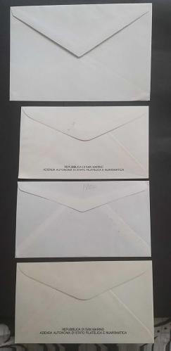 San Marino 1970-1987 6 Adet FDC ZARF