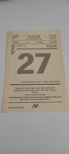 27 Eylül 2015-Orijinal Takvim Yaprağı-Doğum Günü-Söz,Nişan,Nikâh,Düğün ve Önemli Günler Hediyesi-Nesin Vakfı Takvimi--Haftalık Markopaşa için Vilayet'e beyanname veriliyor, Sabahattin All sahibi ve yazı İşleri sorumlusu: Aziz Nesin cezaevinde (1947).-Kalpazanlık Bile Yapılamıyor-Aziz Nesin'in Kalpazanlık Bile Yapılamıyor adlı kitabından.