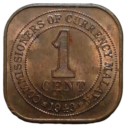 Malaya 1943 Yılı 1 Cent ÇİL