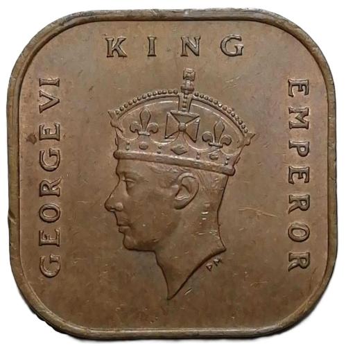 Malaya 1943 Yılı 1 Cent ÇİL (-)
