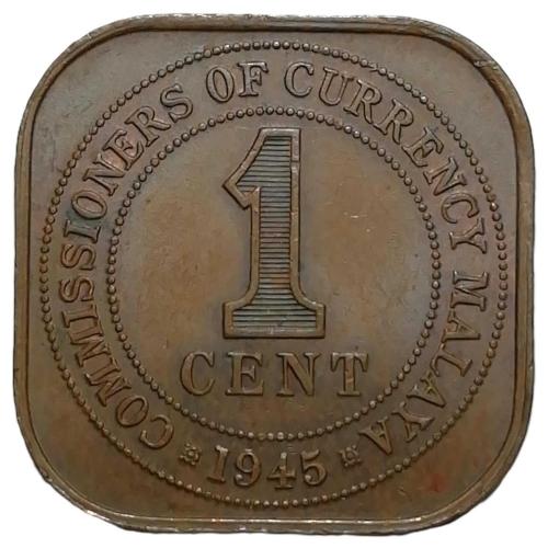 Malaya 1945 Yılı 1 Cent ÇİL