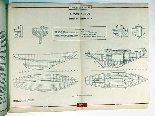 Yachting World Power and Sail 2'6 June 1955 - Kitap
