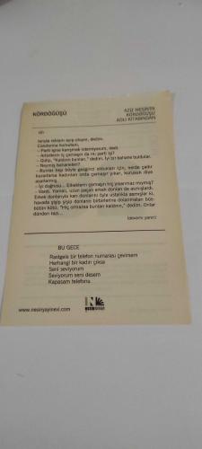 26 Ekim 2015-Orijinal Takvim Yaprağı-Doğum Günü-Söz,Nişan,Nikâh,Düğün ve Önemli Günler Hediyesi-Nesin Vakfı Takvimi-Markopaşa'nın 26. sayısı çıkıyor, Orhan Erkip çıkarıyor; Aziz Nesin hapiste (1947). Baştan'ın 12. sayısı çıkıyor; D. Müstecaplı sahibi ve yazıişleri müdürü, Aziz Nesin müessisi ve sekreteri; 4 bin basılmış, 2 bin satmış, 44 lira zarar edilmiş (1948). Antalya'da Çocuk Yayınlan Seminerine katılıyor (1979). Ankara'da 