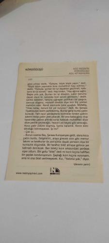 30 Ekim 2015-Orijinal Takvim Yaprağı-Doğum Günü-Söz,Nişan,Nikâh,Düğün ve Önemli Günler Hediyesi-Nesin Vakfı Takvimi-Markopaşa'nım (yeni seri) 1. sayısı çıkıyor, sahibi ve yazılşleri müdürü Rıfat ligaz Aziz Nesin başyazar, kurucu ve sekreter, daha sonra Aziz Nesin'in adı başyazar olarak geçmiyor (1948). Vakıfta 