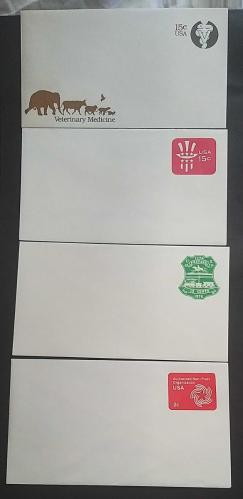 USA Amerika Birleşik Devletleri  FDC zarflar değişik konulu 17 adet