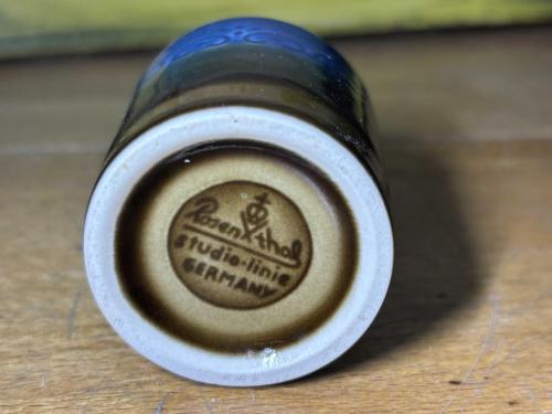 rosenthal seramik shot bardağı - 4,5 cm çapında 5 cm boyunda