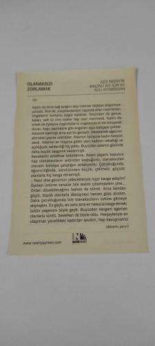 14 Kasım 2015-Orijinal Takvim Yaprağı-Doğum Günü-Söz,Nişan,Nikâh,Düğün ve Önemli Günler Hediyesi-Nesin Vakfı Takvimi-Mustafa Uykusuz'un Orhan Erkip'e açtığı davanın duruşması (1947). Vakil'ta 