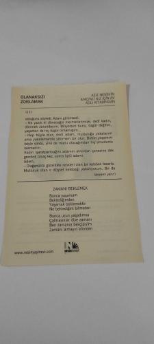 16 Kasım 2015-Orijinal Takvim Yaprağı-Doğum Günü-Söz,Nişan,Nikâh,Düğün ve Önemli Günler Hediyesi-Nesin Vakfı Takvimi-Baştan'ın 15, sayısı çıkıyor, Rıfat llgaz sahibi ve yazıişleri müdürü, Aziz Nesin müessisi ve sekreteri; 4 bin basılmış, 1800 satmış, 49 lira zarar edilmiş (1948). 