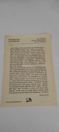 21 Kasım 2015-Orijinal Takvim Yaprağı-Doğum Günü-Söz,Nişan,Nikâh,Düğün ve Önemli Günler Hediyesi-Nesin Vakfı Takvimi-Az Daha Vali Oluyordum-Aziz Nesin'in Mahallenin Kısmeti adlı kitabından.