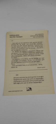 26 Kasım 2015-Orijinal Takvim Yaprağı-Doğum Günü-Söz,Nişan,Nikâh,Düğün ve Önemli Günler Hediyesi-Nesin Vakfı Takvimi-Mustafa Uykusuz İstanbul cezaevinde hükümlü Orhan Erkip'e dava açmış. cezaevinde olduğundan duruşmaya gidememiş, daha sonra Istanbul 2. Asliye Ticaret Mahkemesine bir dilekçe yazıyor (1947). Moskova Kalp Hastalıklan Araştırma Merkezinin 506 numaralı odasında 