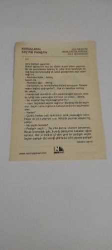 29 Kasım 2015-Orijinal Takvim Yaprağı-Doğum Günü-Söz,Nişan,Nikâh,Düğün ve Önemli Günler Hediyesi-Nesin Vakfı Takvimi-Aksaray'da ''Bu Başka İnsan'' adlı şiirine devam ediyor (1989).-Kargaların Seçtiği Padişah-Aziz Nesin'in Memleketin Birinde adlı kitabından.