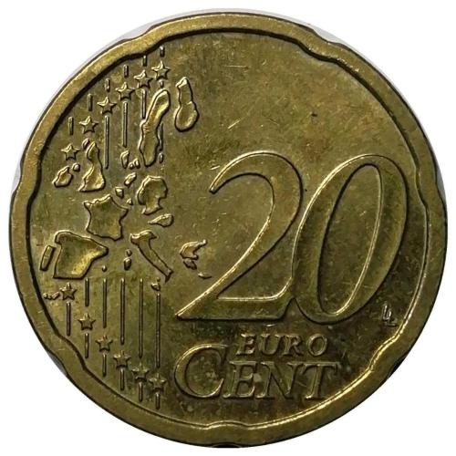 Avusturya 2002 Yılı 20 Cent (Euro Cent) ÇİL