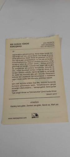 14 Aralık 2015-Orijinal Takvim Yaprağı-Doğum Günü-Söz,Nişan,Nikâh,Düğün ve Önemli Günler Hediyesi-Nesin Vakfı Takvimi-Baştan'ın 19. sayısı çıkıyor, Rıfat ligaz sahibi ve yazıişleri müdürü, Aziz Nesin müessisi ve sekreteri: 3 bin basılmış, 1500 satmış, 20 lira zarar edilmiş (1948). Vakıfta 