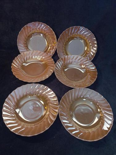vintage termocrisa yemek tabağı. Meksika imali En az 50 yıllık özenle saklanmış Kırık atık yok. Kullanılmamış Meksika da imal 6 adet