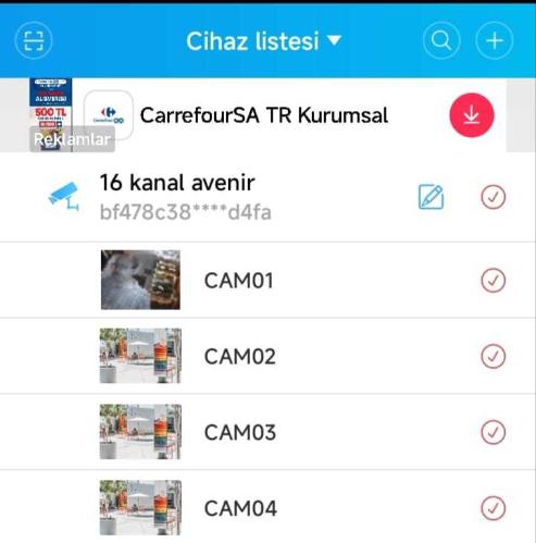 Avenir AV-TC16 16 Kanal DVR Kayıt Cihazı (Cepten izleme,360GB Disk ,Adaptör ve Mouse dahil)