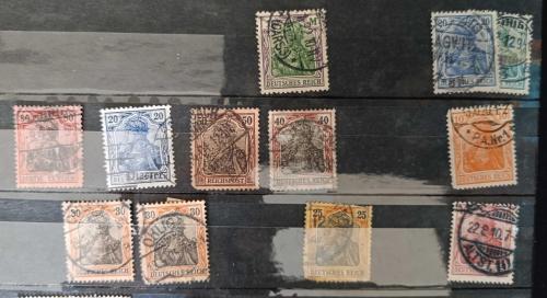 Almanya Reich 1902_ 1920 Germania Pulları Lotu
