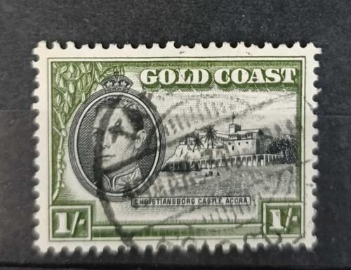 İngiliz Sömürgesi Gold Coast- Damgalı pul