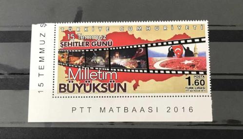 2016 15 TEMMUZ ŞEHİTLER GÜNÜ  - KATALOG NO.4676