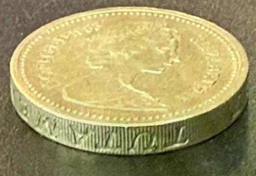 İNGİLİZ 1 POUND UPSIDE DOWN HATALI BASIM 