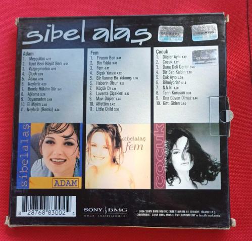 Sibel Alaş  Orijinal 3 Cd - Koleksiyon Serisi ( Adam - Fem - Çocuk )