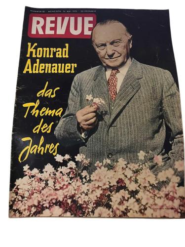 Revue Illustrierte, 14 Mai 1955, Nummer 20 – Konrad Adenauer