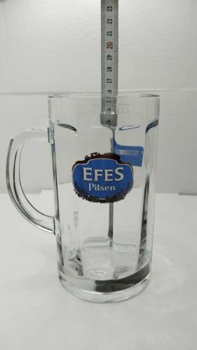 BARDAK, 1980 LER EFES PİLSEN 0.5 LT KALIN CAM BARDAK 329