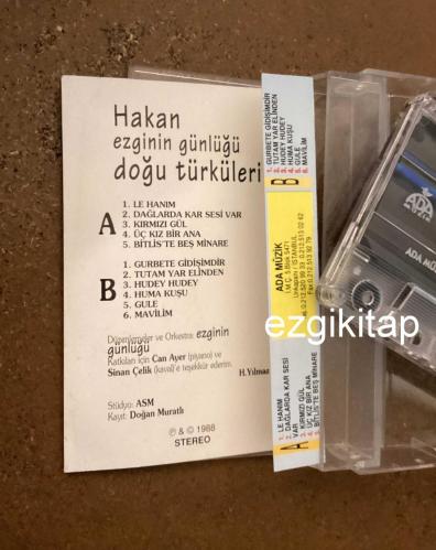 doğu türküleri - hakan yılmaz  kaset   (kasetçalarda denenmiştir/dinlenmiştir) ezginin günlüğü hakan yılmaz