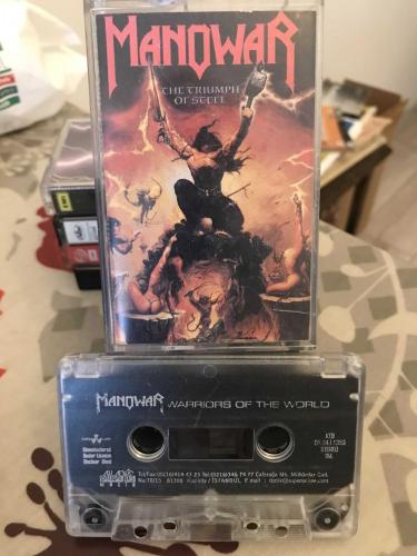 Manower The Triump Of Steel Kaset (1992 YAPIM Orjnal Dönem Baskı Kaset)