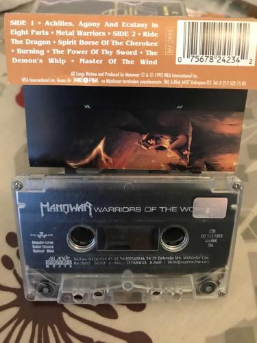 Manower The Triump Of Steel Kaset (1992 YAPIM Orjnal Dönem Baskı Kaset)