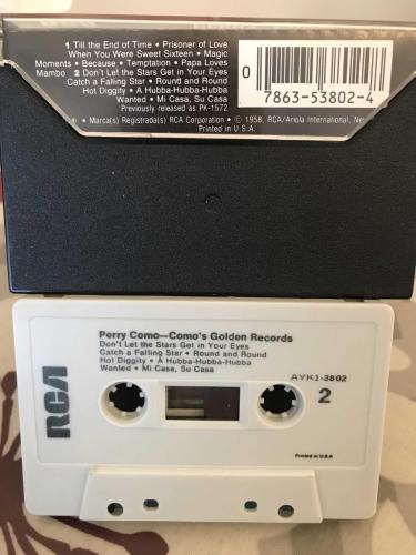 Perry Como Como’s Golden Records Cassette