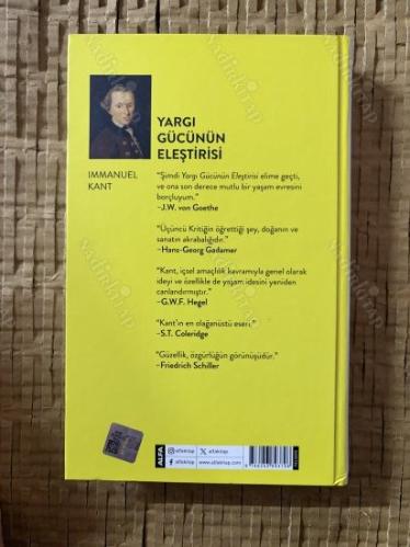 YARGI GÜCÜNÜN ELEŞTİRİSİ (CİLTLİ)