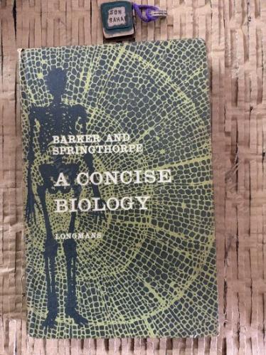 A CONCISE BIOLOGY - hardcover ciltli