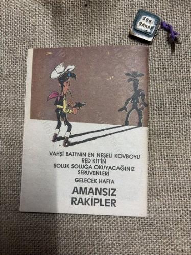 RED KİT - Sayı:44 - Daltonların Yeğeni - Türkçe Çizgi Roman - 46 Sayfa - Milliyet Yayınları -