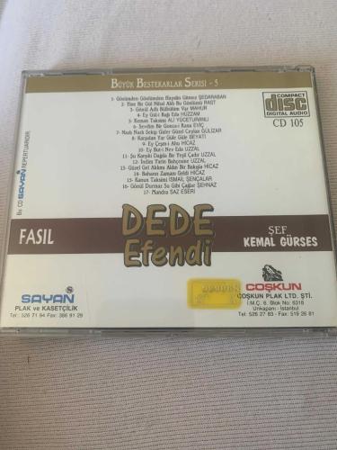 Dede efendi Fasıl cd dönem