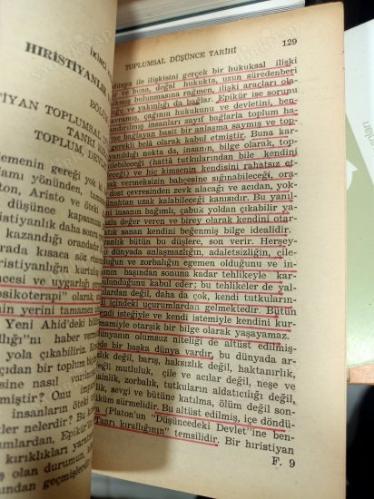 Toplumsal Düşünce Tarihi : Birey Topluluk Toplum
