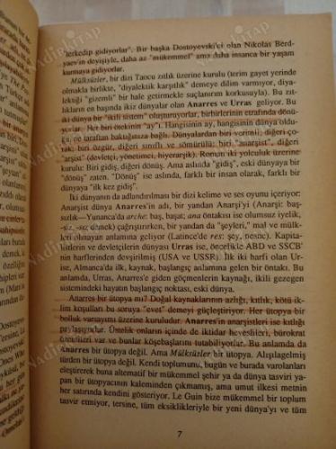 MÜLKSÜZLER - METİS BİLİM KURGU-İlk Baskı