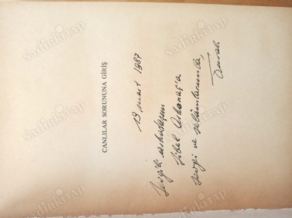 CANLILAR SORUNUNA GİRİŞ 'imzalı'