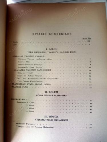 BÜYÜK TÜRK ZAFERİ AFYONDAN İZMİRE / İSTİKLAL HARBİ HATIRALARI,TENKİTLER,TAHLİLLER