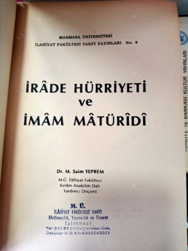 İrâde Hürriyeti ve İmâm Mâtürîdî