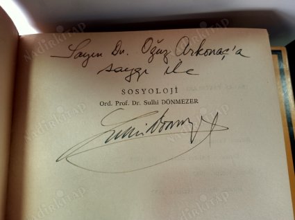 Sosyoloji/ İmzali!