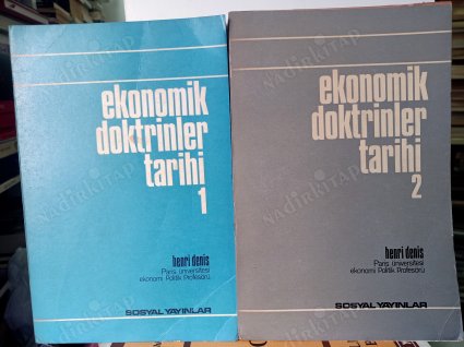 EKONOMİK DOKTRİNLER TARİHİ CİLT 1,2 TAKIM