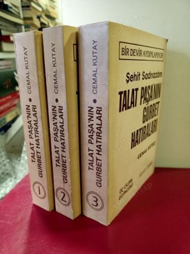 Şehit Sadrıazam Talat Paşanın Gurbet Hatıraları - (3 KİTAP TAKIM)