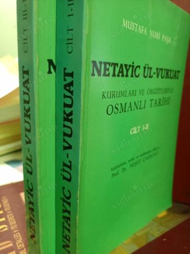 NETAYİC ÜL-VUKUAT KURUMLARI VE ÖRGÜTLERİYLE OSMANLI TARİHİ 2 CİLT TAKIM