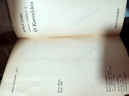 O Karanlıkta Biz (İlk Baskı)